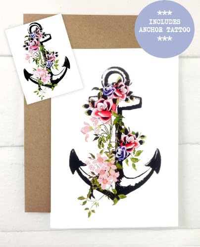 Anchor Temporary Tattoo Gift Card
