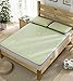 Produktbild Doppelseitige Gebrauchsbett-Matte - Sommer Kühle Matte EIS Seide Schlaf Schlafsaal 0,9m Falten Klimaanlage Matten/Schlafmatten - natürlicher Bambus und Rattan Klappbett-Matte (größe : 1.8m)