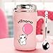 Produktbild Cute Keramik Tasse Korean Kaffeetasse Cartoon große Kapazität Büro kreative Persönlichkeit Becher mit Deckel Löffel, G