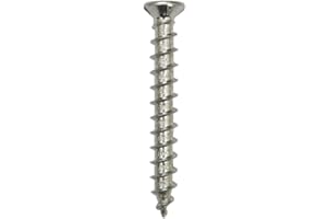 Gardinia 4.8mm x 38mm UPVC Repair Screws in Zinc Finish - Bag of 20