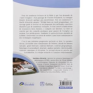 Guide pour l'exégèse de l'Ancien Testament. Méthodes, exemples et instruments de travail Livre en Ligne - Telecharger Ebook