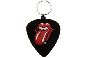 AMBROSIANA Pyramid International The Rolling Stones Plectrum Rubber Keychain, Multicolour, 4 X 6 X 1.3 Cm Mixte Porte-clés en caoutchouc, Multicolore, 4 x 6 x 1.3 cm