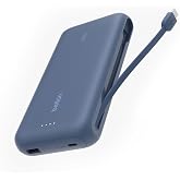 Belkin Taşınabilir Şarj Cihazı, 20K Entegre Kablolu Taşınabilir, 30 W G&uuml;&ccedil; İletimli Hızlı Şarj, USB-C, iPhone 17, iPad Pro, Ga