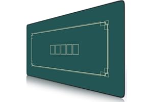 ZOWUBNK 900x 400mm Poker Mat Mouse Pad,Rubber Mat Poker Topper for Tables,Portable Poker Table,Games Everywhere