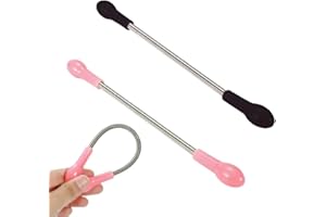 REQAG 2 pezzi Epilatore Facciale Molla Facial Hair Epilatore a Molla Strumento Epilatore A Molla Stick Epilatori Epilatori Rimozione peli Facciali Epilatore Peli Facciali Stick Epilatore Facial Hair Removal