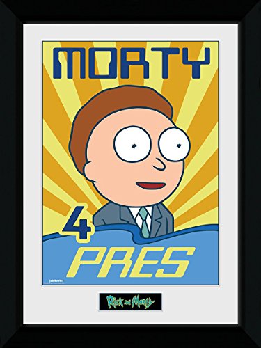 Rick and Morty Morty 4 Pres Foto enmarcada multicolor