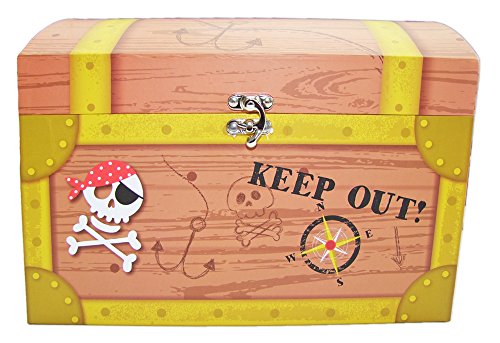 Piraten Schatzkiste – Tolle Schatztruhen für Geburtstag, Hochzeit oder Mottoparty – Box, Truhe, Kiste für kleine und große Piraten - 7