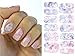 Full Wrap Nail Art Water Transfer Decal Sticker Light Pink Flowers Nail Sticker Tattoo - FashionLife
