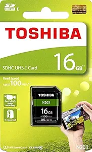 Toshiba 16GB UHS-I Class 10 SDHC Memory Card (Read Speed Upto 100 MB/s) (16GB)