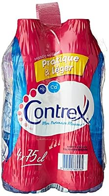 Contrex Eau Minérale Naturelle 4 Bouteilles x 75 cl
