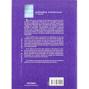 Métodos numéricos: Teoría, problemas y prácticas con MATLAB (Ciencia Y Técnica)
