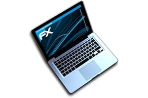 atFoliX Lámina Protectora de Pantalla compatible con Apple MacBook Pro Trackpad A1286 A1278 A1502 A1534 Película Protectora, ultra transparente FX Lámina Protectora (2X)