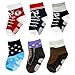 KF Baby Anti-Slip Baby Boy Shoe Socks, 6 pairs, for 12 - 18 Months