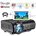 Produktbild USB Mini Beamer, Weton Upgraded 2400 Lumen LED Video Projektor +70% Heller Tragbarer Beamer Full HD 1080P LED Beamer Home Heimkino Projektor für Smartphones ipad mit Fire TV Stick ,HDMI, USB, VGA, AV