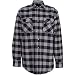 Produktbild Planam Hemd "Square" Größe 47/48, 3XL, schwarz / zink, 492047