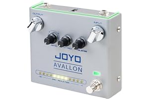 JOYO Kompressor-Effektpedal mit präzisen, unabhängig einstellbaren Kompressionsknöpfen für E-Gitarren-Bass – True Bypass (AVALLON R-19)