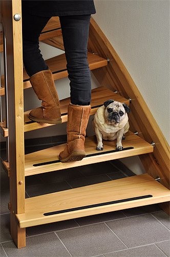 Anti-Rutsch Streifen für Treppen, transparent, selbstklebend - 4