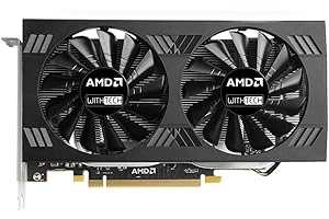 WITHTECH Tarjeta gráfica AMD Radeon RX 580 8G GDDR5 256Bit PCI Express 3.0 × 16 HDMI + DP