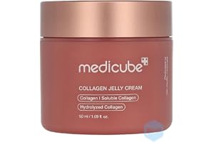Medicube Collagen Jelly Cream, hydrolyserad kollagen fuktkräm, 50 ml