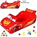 Produktbild alles-meine.de GmbH Bällepool / Kugelbad -  Disney Cars - Lightning McQueen / Auto  - incl. 10 Stück Bälle - 1,1 m - Pool aufblasbar - für INNEN & AUßEN - Bällebad / Ball - Bad..