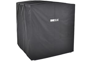 Home Deluxe - Funda tumbona CAPE LYON - dimensiones 208 x 188 x 215 cm, color: negro I tumbona de jardín tumbona doble tumbona de jardín