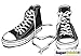 Produktbild Chucks Converse 60x60 Wandtattoo Aufkleber Decal von SUPERSTICKI® aus Hochleistungsfolie für alle glatten Flächen UV und Waschanlagenfest Profi Qualität