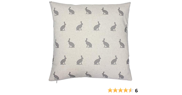 grey hare cushion