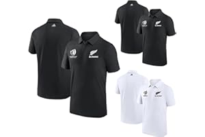 TUTTAVIA Polo Rugby France 2023 Tee Shirt,Rugby Coupe du Monde 2023 Tee Shirt Rugby France 2023 T Shirt Rugby Femme France de Rugby World Cup Casual Sports Polo Shirt Lapel Short Sleeve T-Shirt Top…