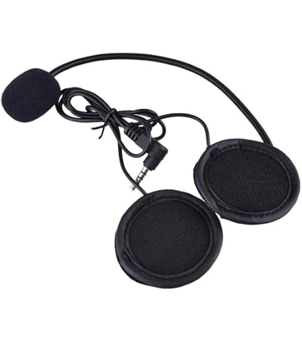 Kit Haut-parleurs Pour Casque Moto - Main-libre, MP3, Prise 3.5mm, Installation Par Scratch - 5