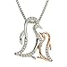 Produktbild Diamant Pinguin Mutter & Kind Halskette
