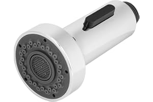 Joyzan Küchenarmatur Brausekopf, Küchenbrause Ersatzkopf Chrom Wasserhahnaufsatz 2 Funktionen Geschirrbrause Spüle Wasserhahn Spülbrause Spültischarmatur für Waschbecken Mit Control Taste G1/2"