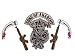 Produktbild Sons of Anarchy SOA SAMCRO reaper patch Aufnäher mit kragen sense