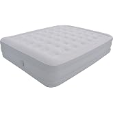 AVENLI 27490 Double Electric Inflatable Bed, Waterproof, 220V, Beige
