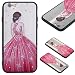 Produktbild iPhone 6 6S (4,7 Zoll) Hülle,Fanryn Relief-Oberfläche Muster Weich TPU Handy Hülle Durchsichtig Transparent Etui Cover Case Protective Anti-Rutsch Kratzfest Shell Soft Schutzhülle Telefon Kasten für iPhone 6 6S (4,7 Zoll)