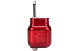 HOPCD 6.35MM Guitar Amplifier 2-Band Equalizer Bass and Treble Plug-In USB Chargable Pocket Guitar Bass Amp Plug and Play Audio Speaker to Guitar Speaker Amp