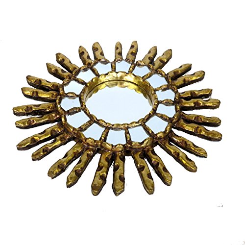 Discount Ethnic Spiegel Golden Sun Strahlen 35 cm.
