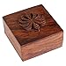 Produktbild Weihnachtsgeschenke, Handgefertigte Palisander Schmuck Trinket Keepsake Aufbewahrungsbox Mit Handdruck Auf Dem Deckel