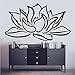 Produktbild Guokee Lotus Vinyl Wandaufkleber Wohnzimmer Schlafzimmer Ritual Aufkleber Dekoration Kunst Poster wandbild 57 * 101 cm