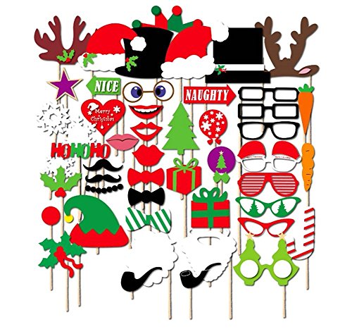 Vi.yo 50 unids Divertido Photo Booth Props Bigote Eye Glasses Red...