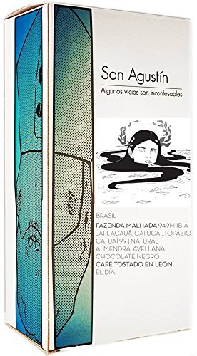 Cafes SAN AGUSTÍN, "Fazenda Malhada" Brasil 100% Arábica en grano, 250 gr.