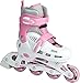 Price comparison product image SFR Cyclone White/Pink Kids Adjustable Inline Skates Jnr 12-2