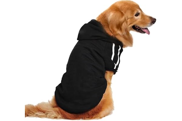 LOMGAV Pet Hoodie for Dogs Size M Soft Fleece Flannel Dog Sweatshirt Warm & Cozy Winter Dog Clothes Cute Printed Puppy Hoodie Parties