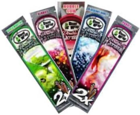 Blunt Wrap Double Platinum Kaugummi-Mix, 10 Geschmacksrichtungen Apple Martini, Beeren, Blueberry Burst und Violett, 5 x 2 Packungen