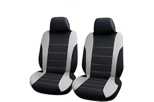 JNNJ Fundas para Asientos Coche Universal, Asientos Y Reposacabezas Coche Fundas, Protector para Asientos Delanteros Y Traseros Automóvil, para SUV Camión Transportar, Furgonetas(Dos plazas)