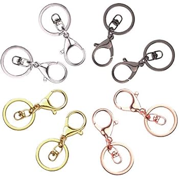 20 Stück Karabinerhaken Set - Edelstahl Hummerkrallen In Gold & Silber