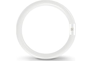 Liuyife 40W Tube Fluorescent Rond T9 G10Q à économie D'énergie, 40cm, Tube Néon Blanc Froid 6500K, éclairage Annulaire à Faible Consommation D'énergie, Adapté à La Cuisine, Aux Escaliers, Au Couloir