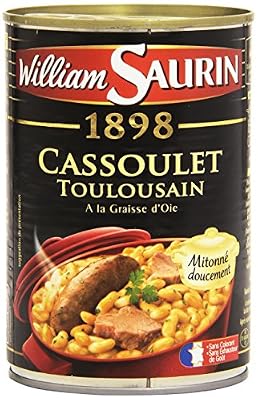 William Saurin Cassoulet Toulousain à La graisse d'Oie 420 g