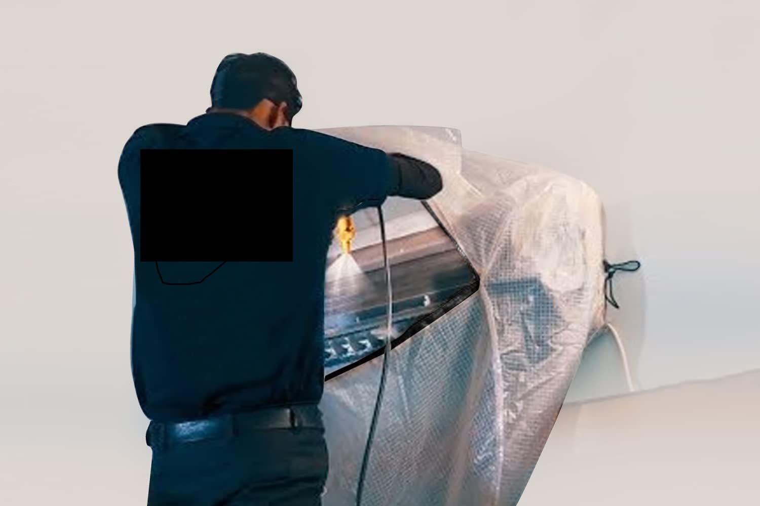 Review of ANPRO Ac Service Plastic Jacket Wash Bag for Split AC Cleaning