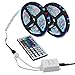 Produktbild 3528 SMD 600LEDs RGB Farbwechsel Flexible Led Streifen Licht Kit + 44key IR Fernbedienung für Home Decorative