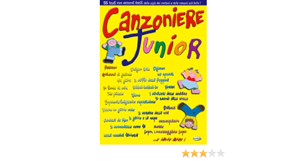 Canzoniere Junior 55 Testi Con Accordi Facili Delle Sigle Dei Cartoni E Delle Canzoni Piu Belle Amazon It Aa Vv Libri